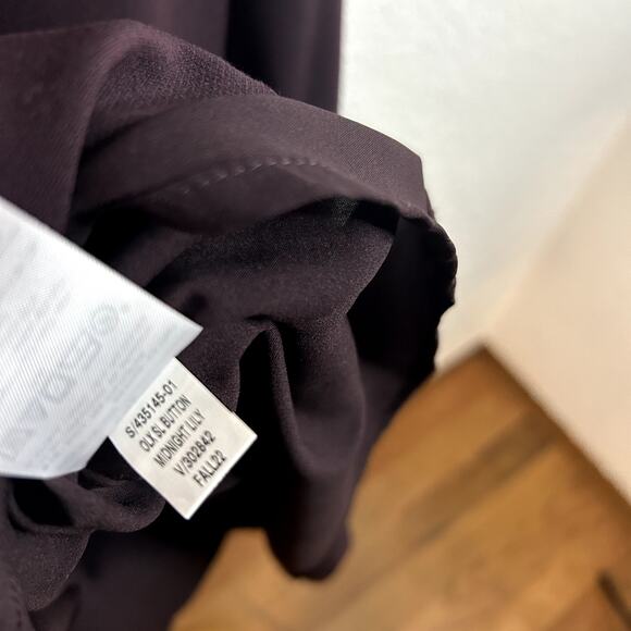 Banana Republic Factory Burgundy Midi Dress - Picture 8 of 10